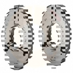 Threaded Ring Gage: 1-3/8-6 Thread, UNC, Class 2A, Go & No Go